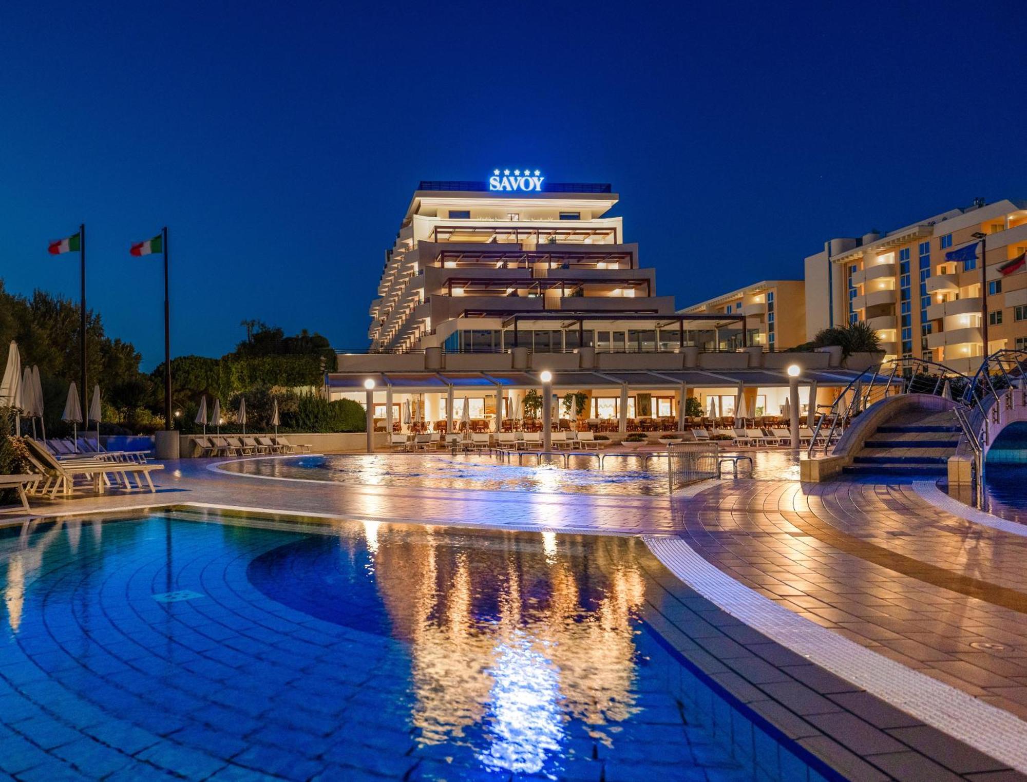 Savoy Beach Hotel & Thermal Spa Bibione Exterior foto